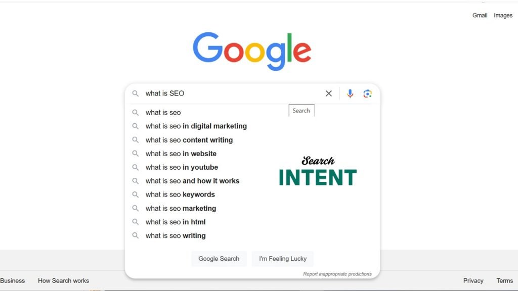 what is search intent in seo